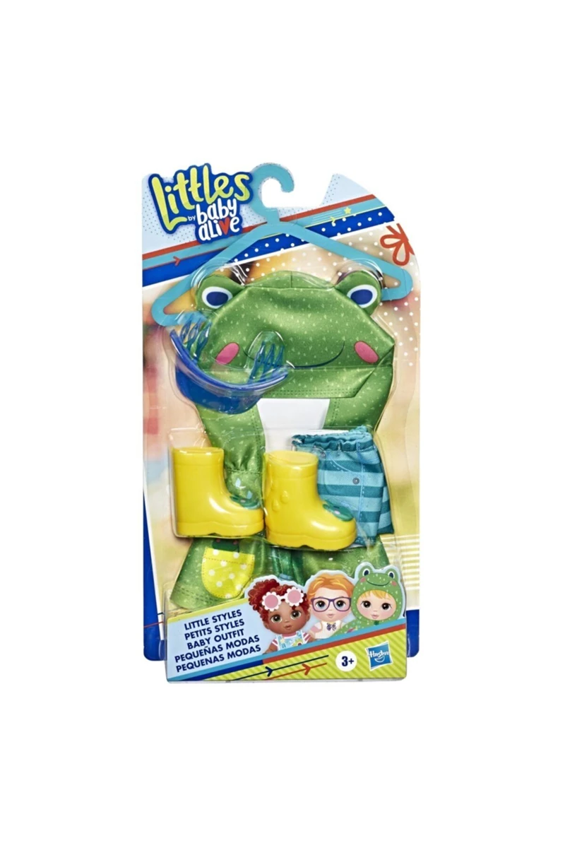 Hasbro Baby Alive Minik Bebeğim Moda Seti Yeşil E6645-E7143