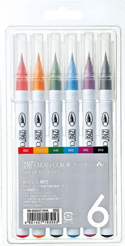 Zıg Clean Color Real Brush Rb-6000At/ 6Va 6Lı