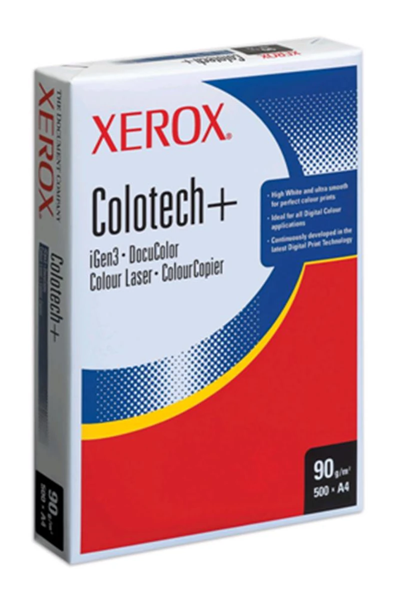 Xerox Gramajlı Fotokopi Kağıdı Laser-Copy-Inkjet Colotech 500 LÜ A4 90 GR Beyaz 003R94641
