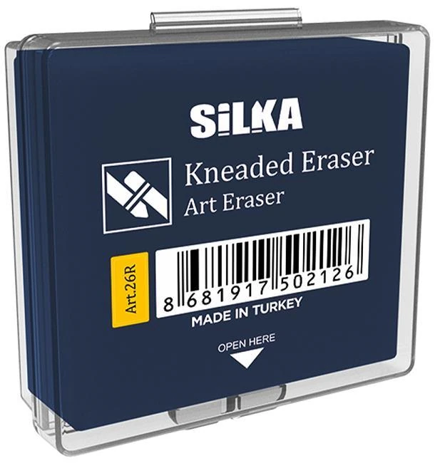 Silka Silgi Hamur Renkli 12 Li Art.26R