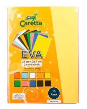 Caretta Eva A4 10 Lu Karışık Renk Ce-010