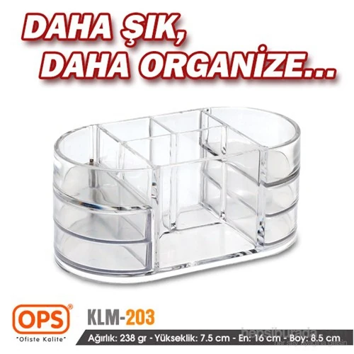 Ops KLM203CT Kalemlik (Şeffaf)