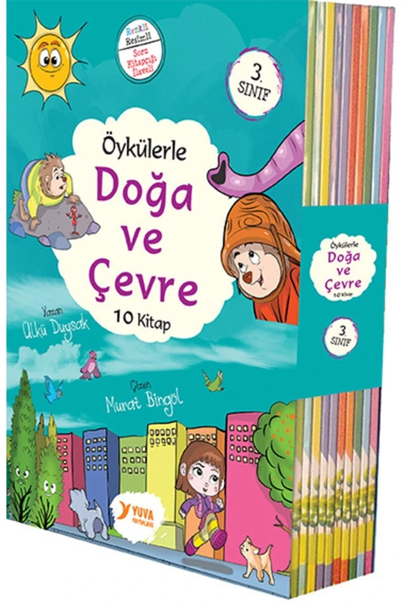 Öykülerle Doğa Ve Çevre 10 Kitap (3. Sınıflar İçin) - Ülkü Duysak
