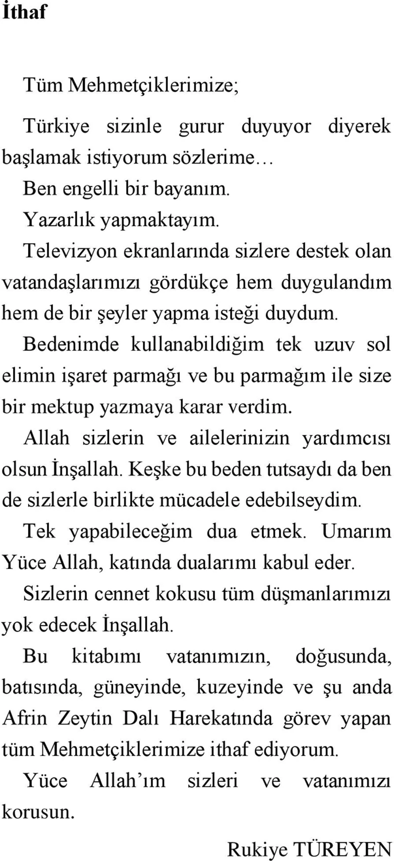 Kanadı Kırık Melek'in Kanadına Takılanlar - Rukiye Türeyen