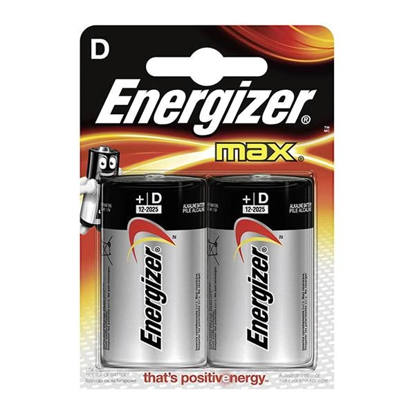 Energizer (D44-0457) Max Base Alkalin D Boy 2Li Blister