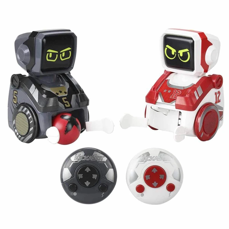 Silverlit Robot Kickabot İkili Set - Mavi Ve Beyaz