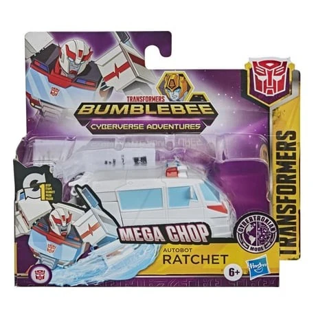 Transformers Cyberverse Tek Adımda Dönüşen Figür E3522 E7076 Ratchet