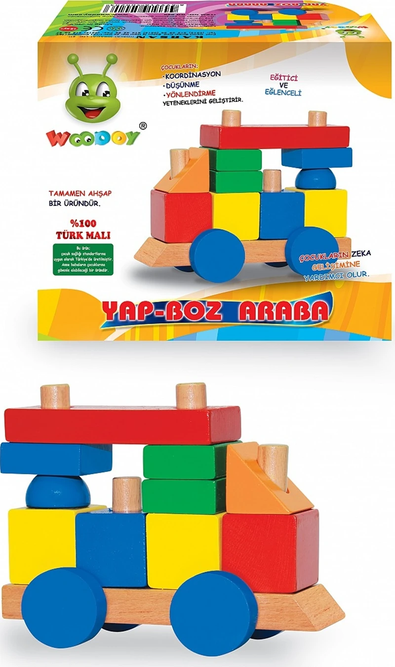 Woodoy Yapboz Araba