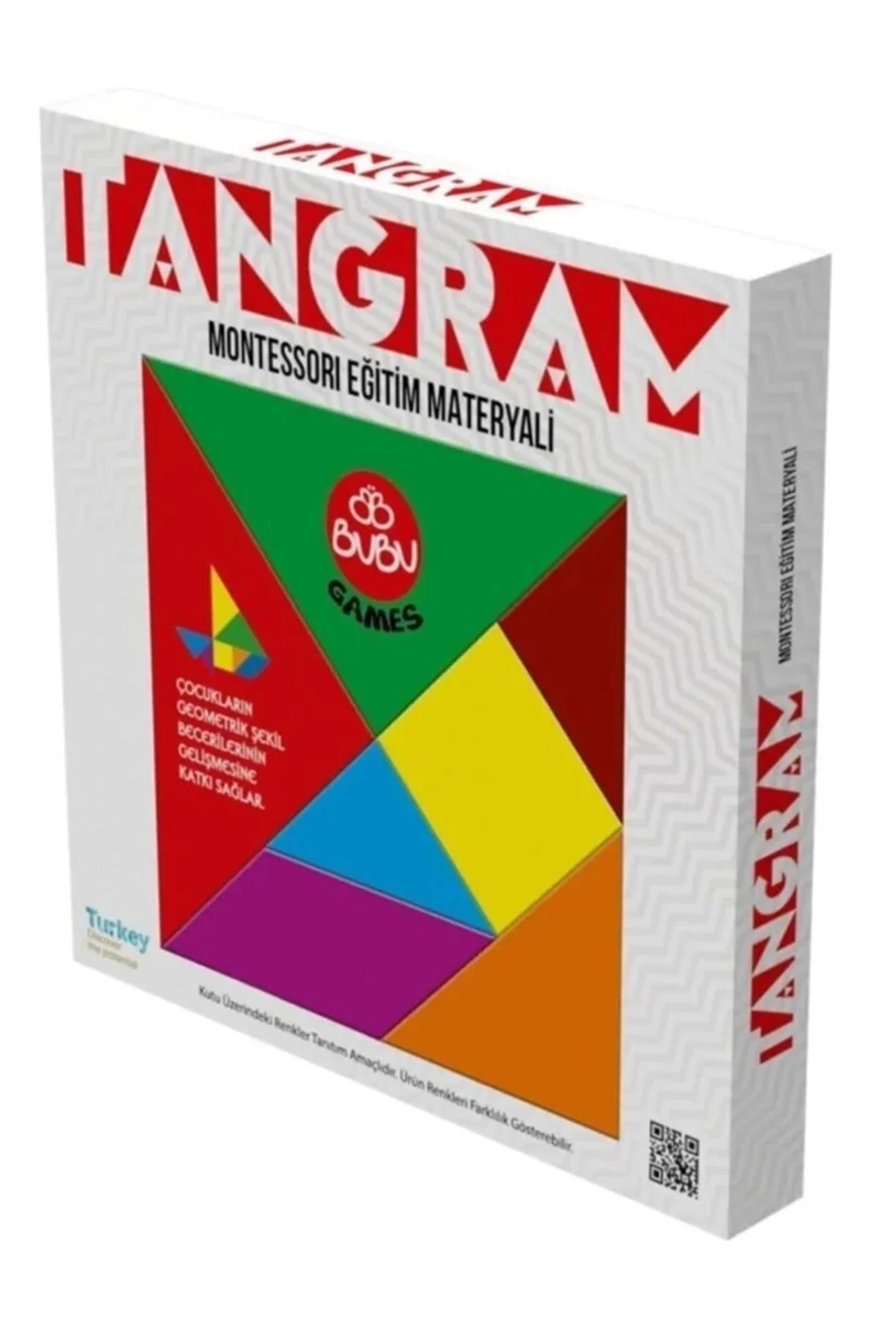 Bu-Bu Games Renkli Tangram 17X17 Bubu-Gm0015