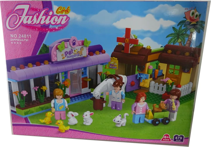 Bricks 467 Parça Petshop Seti