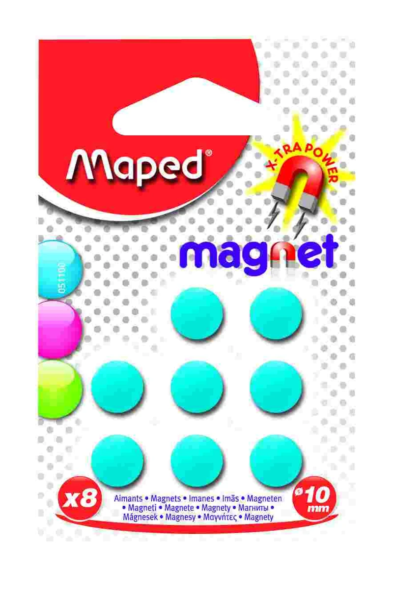 Maped 051100 Standart 10Mm Mıknatıs 8Li