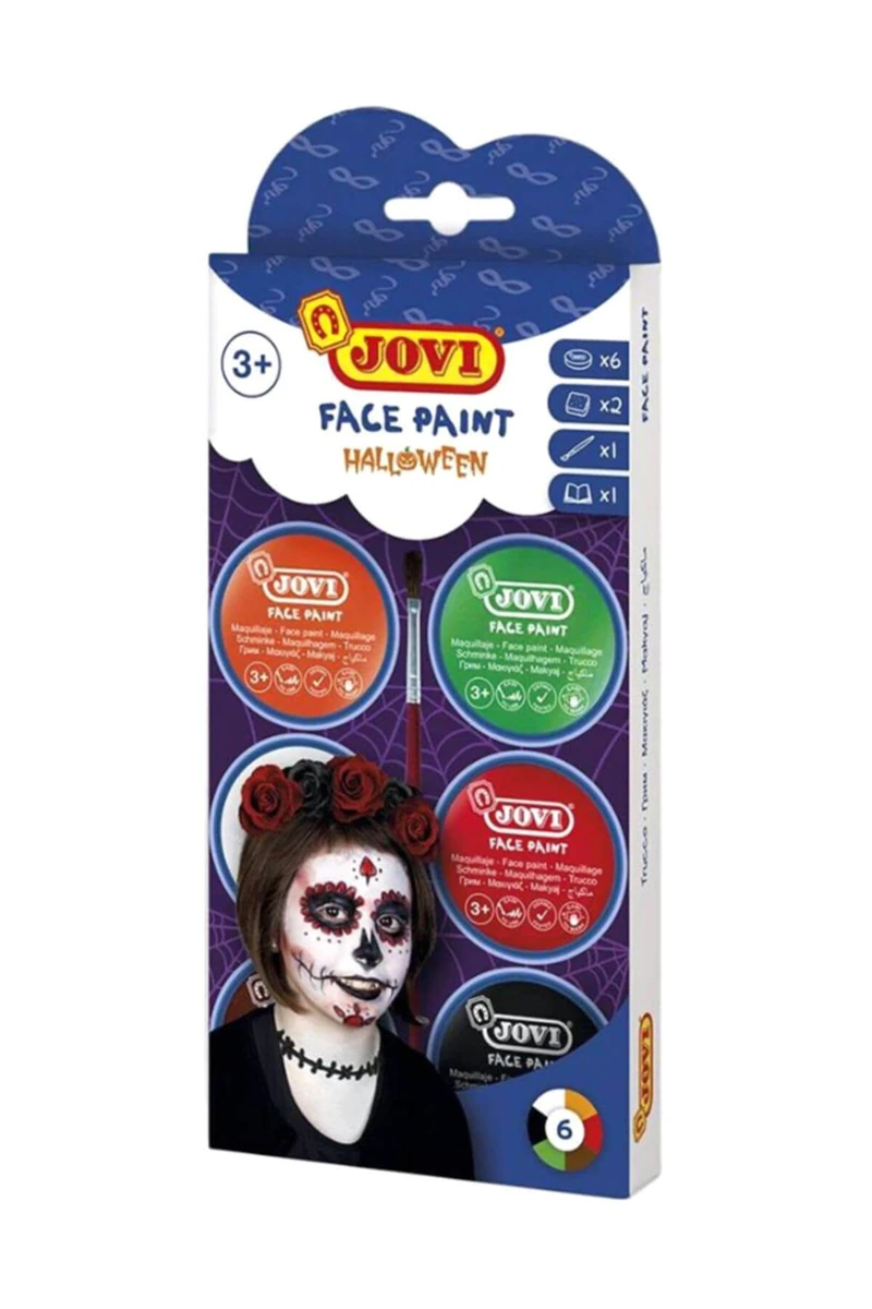 Tüter 174H Halloween 6 Renk Krem Yüz Boyası Kiti