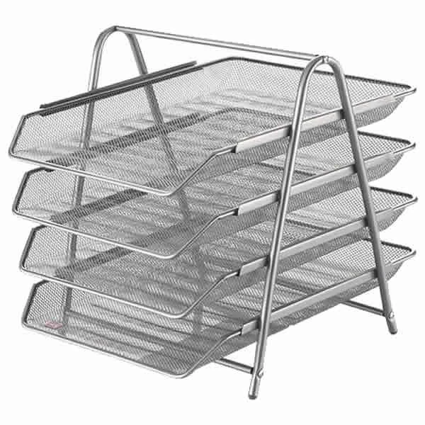 Rubenis 9184-G Evrak Rafi Tel 4 Lü Gümüs