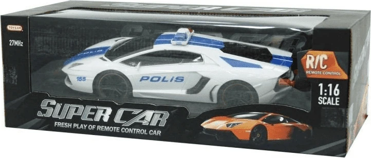 Toysan Araba Toy-08 1:16 Polıce Car *24
