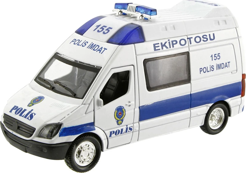 Birlik Fy5058B-12D Işıklı Metal Çekbırak Polis Oto