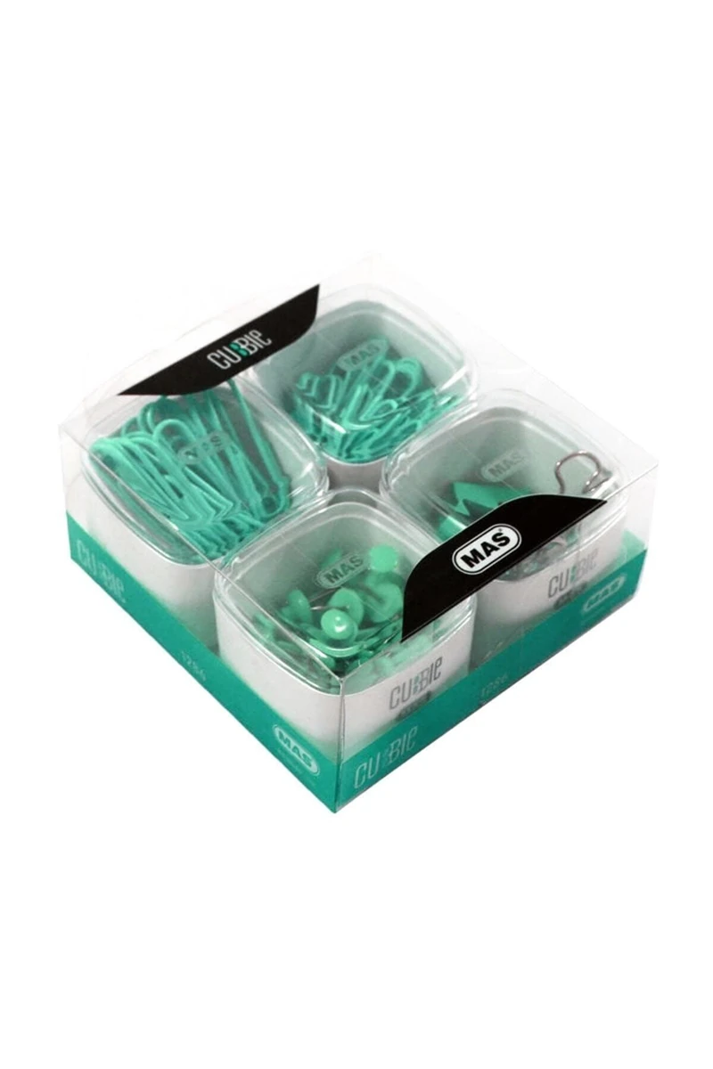 Mas Masa Seti 4 Lü Pvc Kutu Yeşil 1286