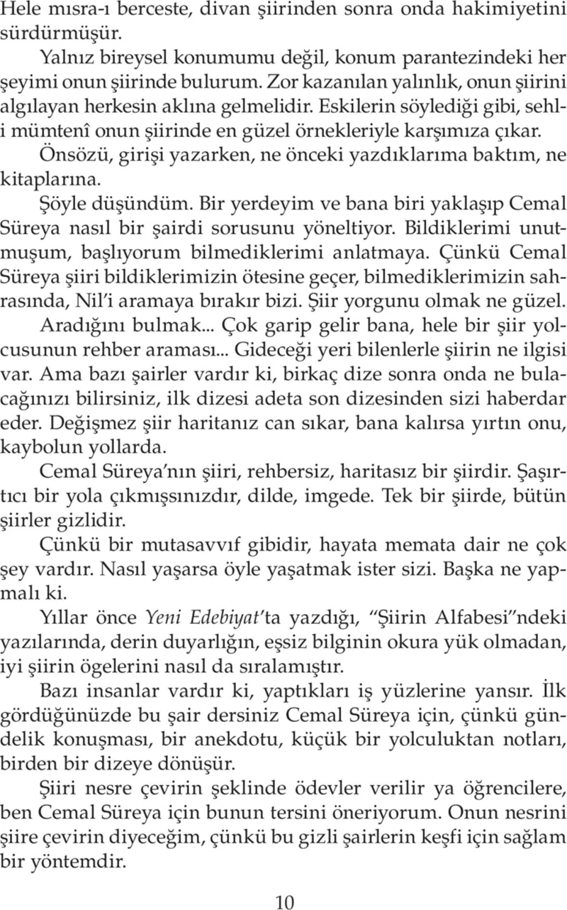 Üstü Kalsın - Seçme Şiirler - Cemal Süreya