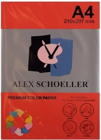 Alex Alx-650 Fotokopi Kağıdı A4 80Gr 500Lü Kırmızı