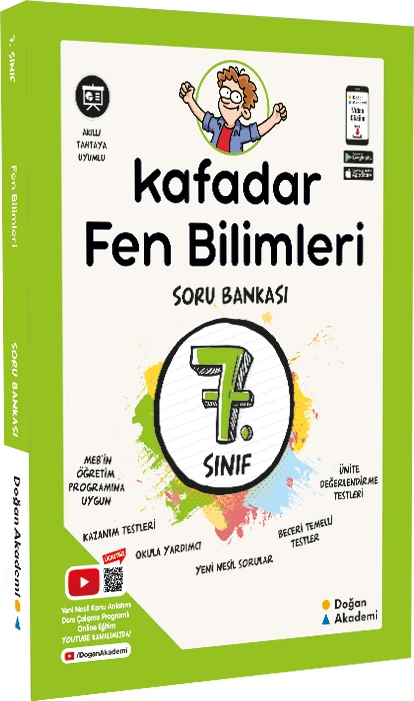 Doğan Akademi Kafadar 7. Sınıf Fen Bilimleri Soru Bankası