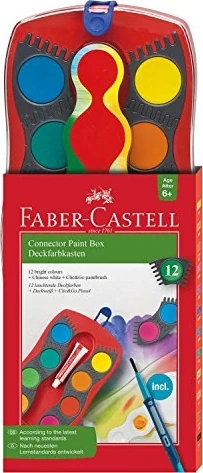 Faber-Castell Değiştirilebilir Tablet Suluboya12 Renk