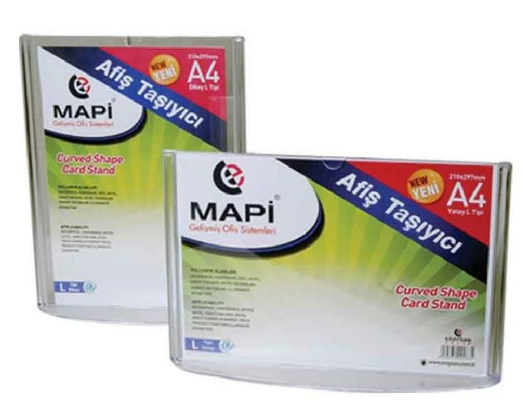 Mapi 5342005 T Tipi Afiş Taşıyıcı Standlar (A5) Dikey