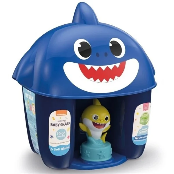 Clementoni Cle-17425 Baby Shark - Yumuşak Blok Sepeti