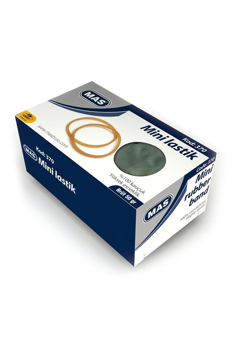 Mas Ambalaj Lastiği 50Gr %100 Kauçuk Geniş Kt 390