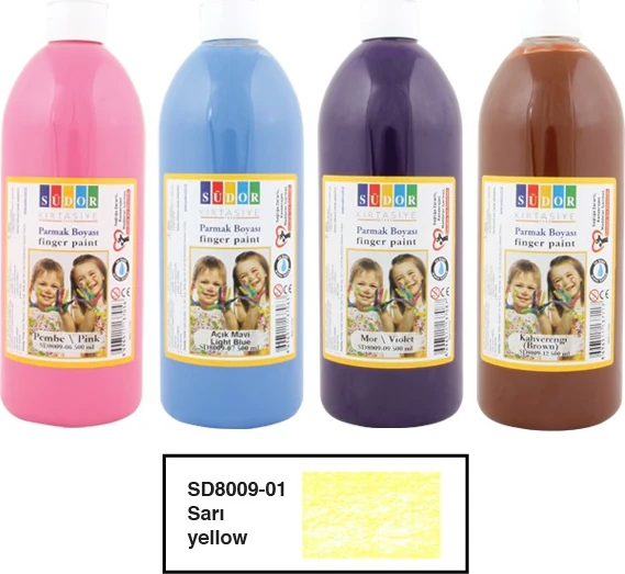 Südor Sd8009-01 Parmak Boyası 500Ml Limon Sarı