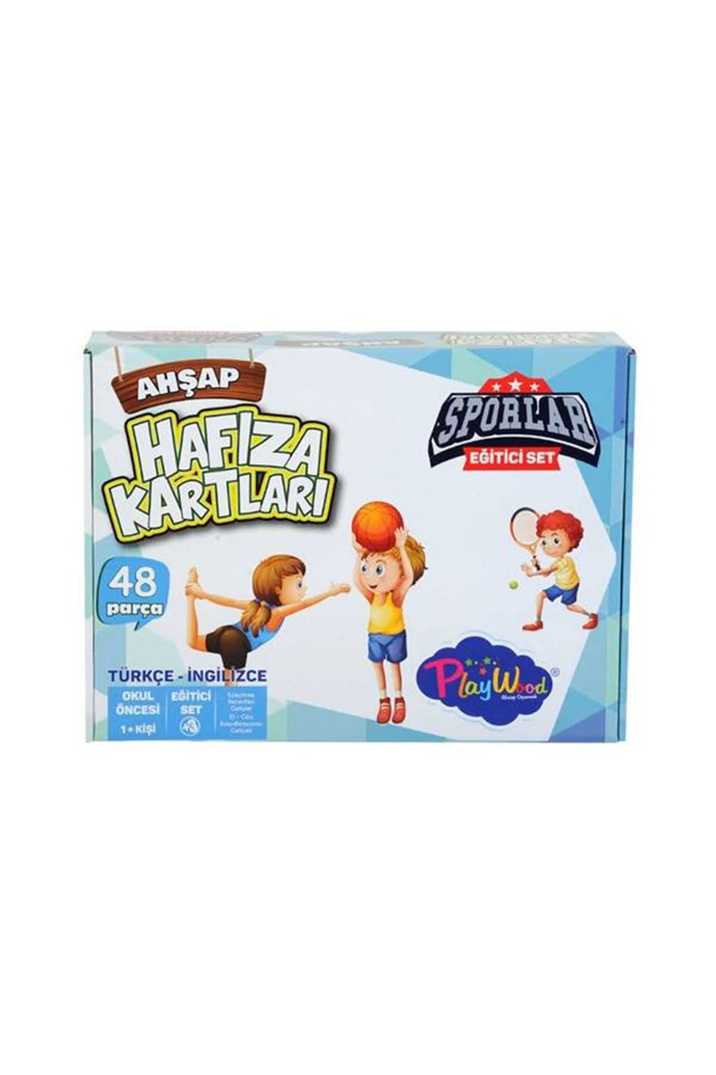 Onyıl Ony-09 Eğitici Ahşap Hafıza Kartları Sporlar