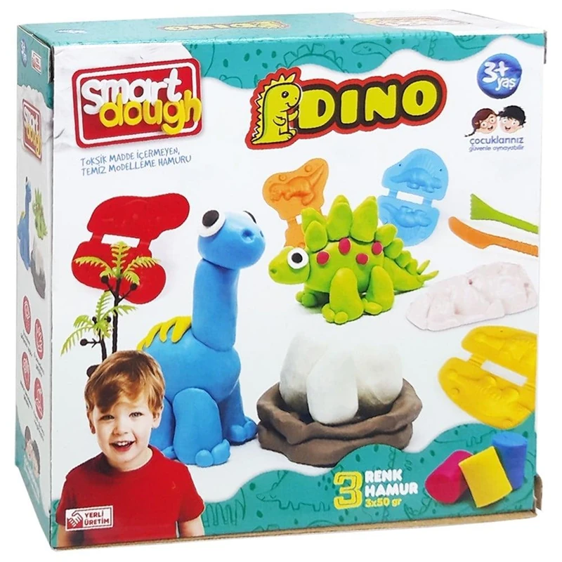 MGS SMD-01-7025 MINI 3D DINOZORLAR SETI HAMUR KUTUSU 150GR *36 *.IRM-22