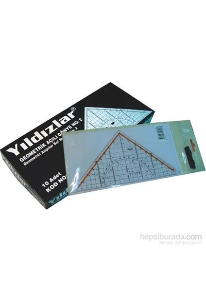 Yıldızlar 104 Geometrik Açılı Gönye No:2