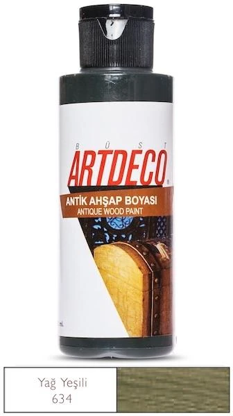 Artdeco Y-026R-634 Antik Eskitme Boyası 140Ml Yağ Yeşili