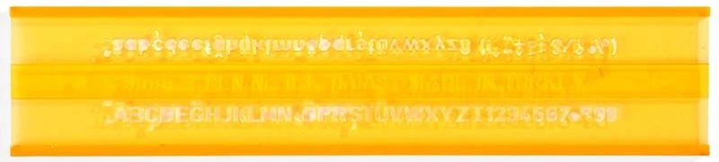 Hatas 02200 Teknik Resim Yazı Şablonu 3Mm*10