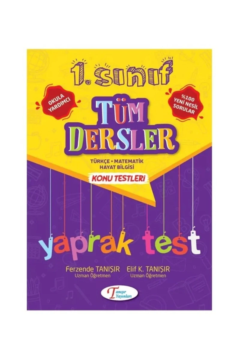 Tanışır Yayınları 1. Sınıf Tüm Dersler Yaprak Test