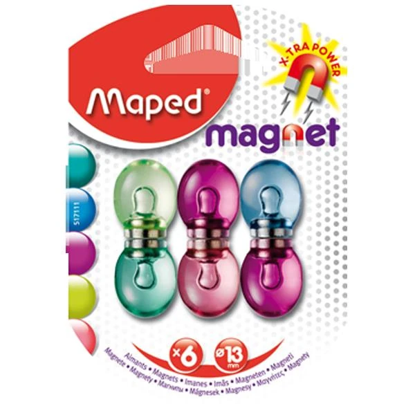 Maped 517111 Fancy Mıknatıs 6Lı