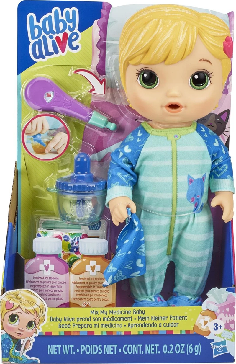 Hasbro E6937 Baby Alıve Bebeğim Hasta Oldu - Sarışın*2