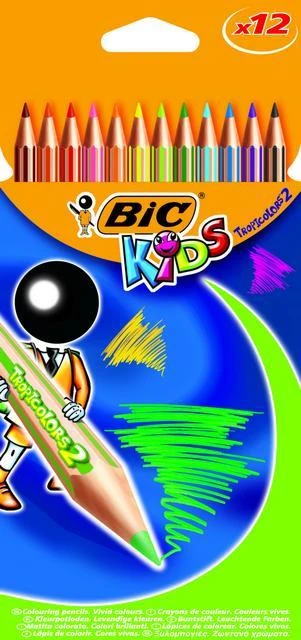 Bic 83256611 Tropıcolor2 Boya Kalemi 12 Renk