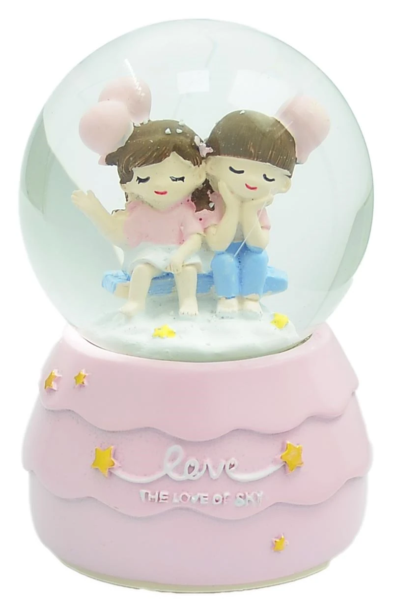 Taros Kar Küresi Orta Boy Işıklı Love Unicorn 6541