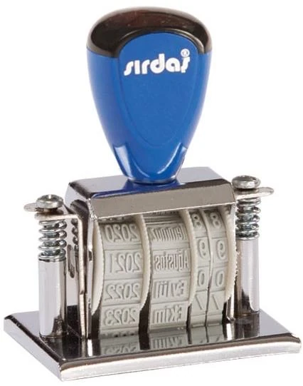 Sırdaş Tarih Kaşesi 38X50 Mm Metal Plaka Ayarlı 2800