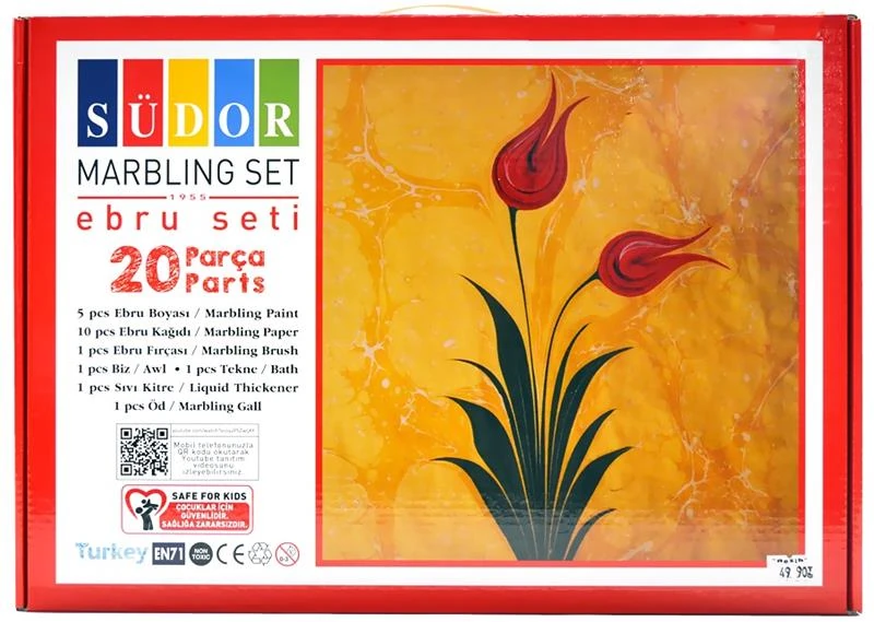 Südor Sd85A4 Ebru Boyası Seti A4