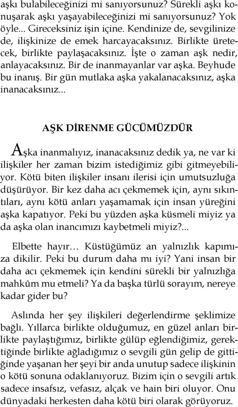 Ve kadınlar... Ve erkekler... Ve aşk...