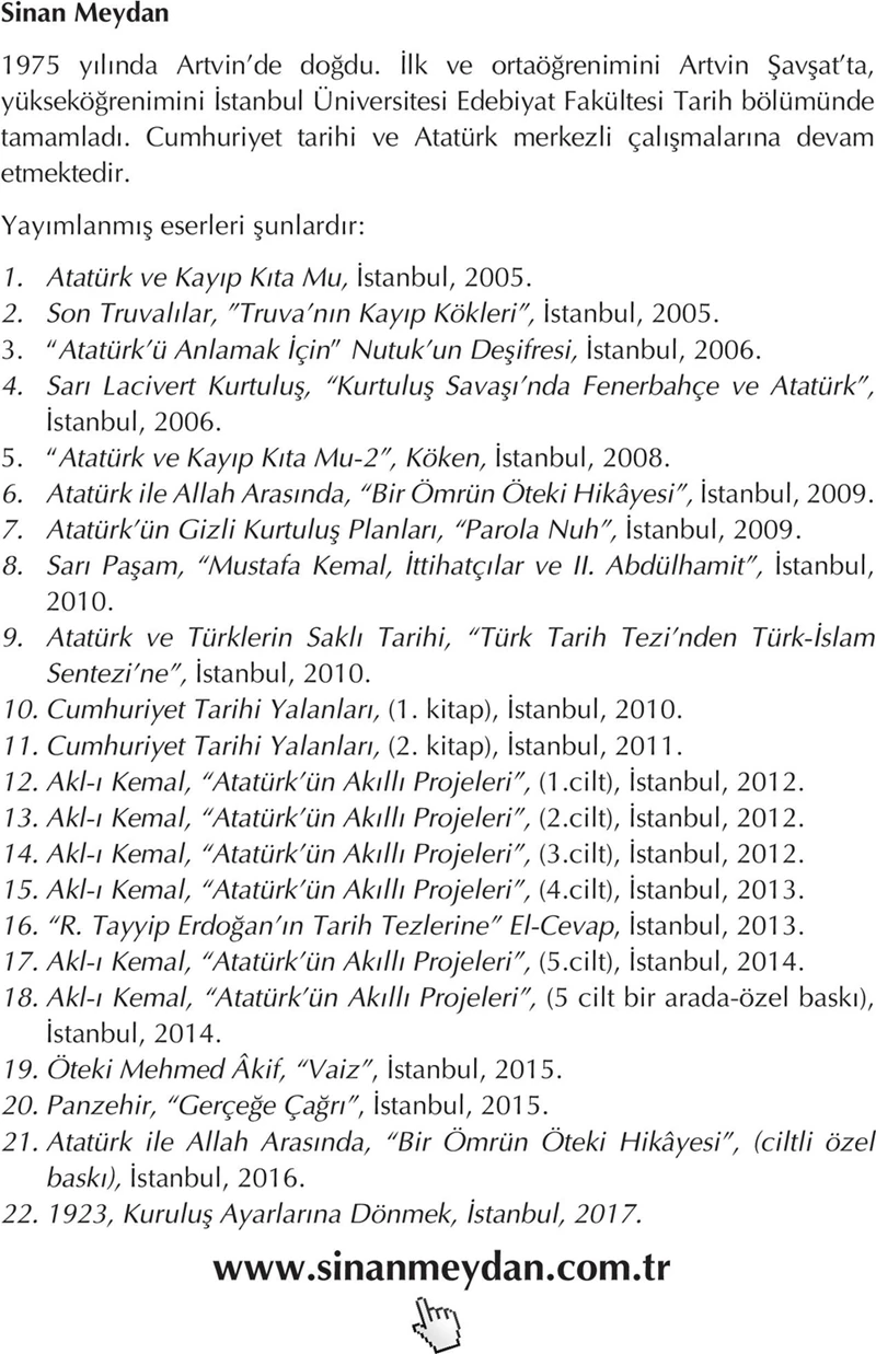 Yüzyılın Kitabı - Sinan Meydan