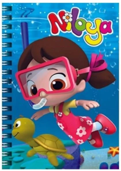 Keskin 140400-89 Niloya A6 80 Yp.Çizgili Spiralli Bloknot