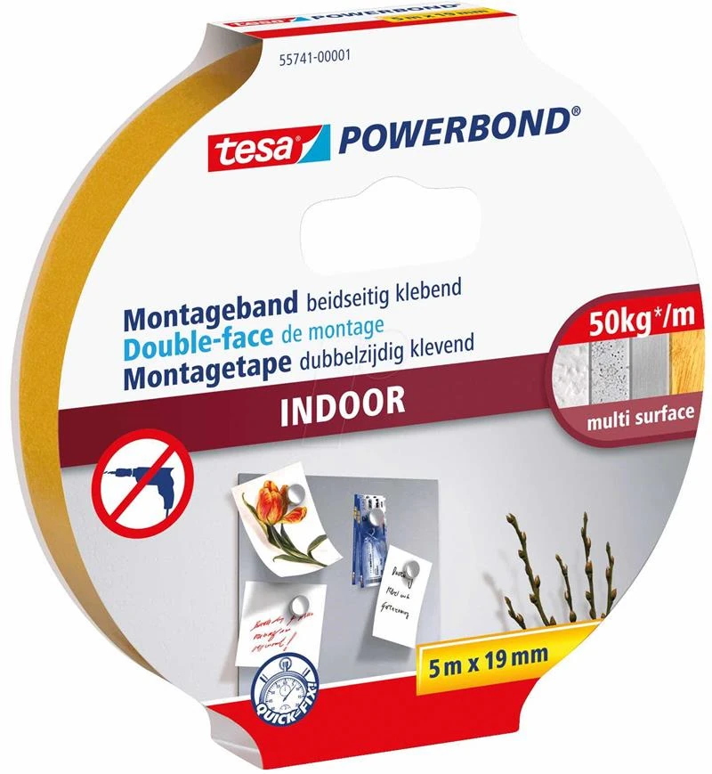 Tesa Montaj Bandı 5X19 İç Mekan 55741-00004-03