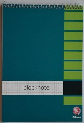Dilman Bloknot Spiralli Karton Kapak Cep No:3 A6 40 Yp Çizgili 2210