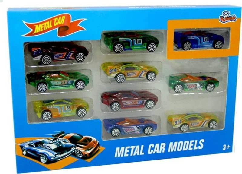 Vardem Metal Araba 10'lu Set