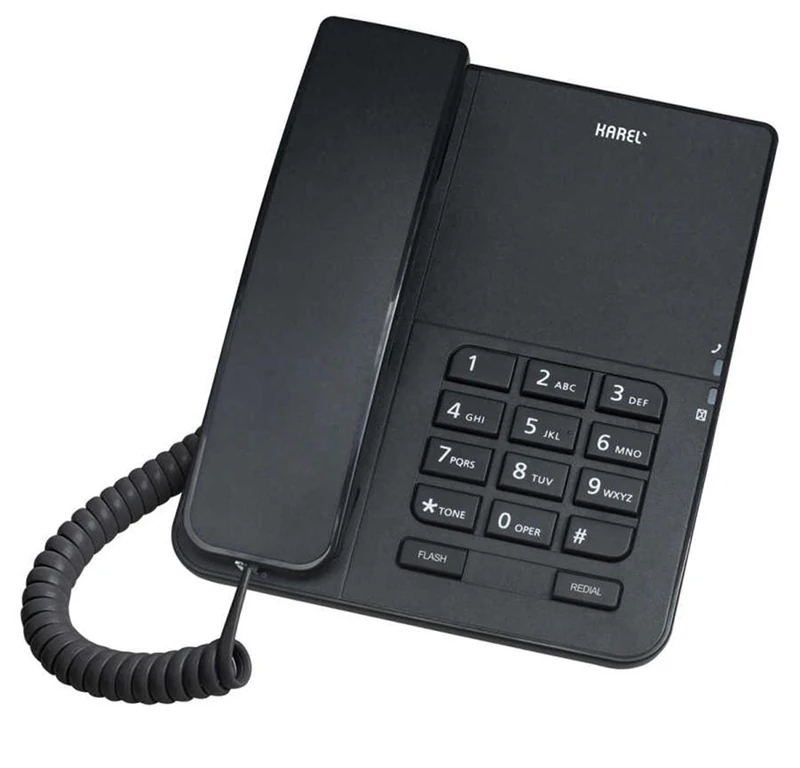 Karel TM140 Analog Telefon Koyu Gri