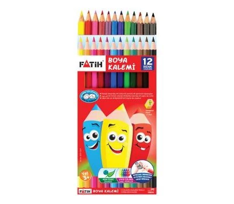 Fatih 33112 Kuruboya 12 Renk Tam Boy