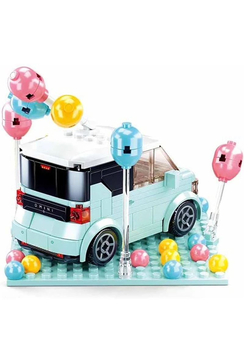 SlubanSluban Mini Handcraft Party Car Mavi 265000