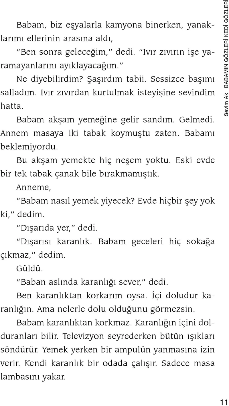 Babamın Gözleri Kedi Gözleri